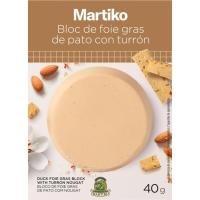 MARTIKO foie gras blokea turroiarekin, blisterra 40 g
