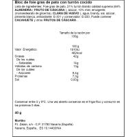 MARTIKO foie gras blokea turroiarekin, blisterra 40 g