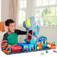 HOT WHEELS autoa garbitzeko marrazo tunela, gom. adina: +3 urte