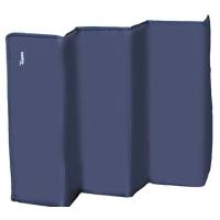 Cuna de viaje Creta azul ASALVO Plegable ultrarápido tipo paraguas, base acolchada, dos laterales con red y bolsa para transporte.