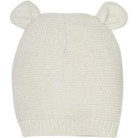 Toquilla de 75x110 cm, gorro y patucos, color beige INTERBABY, set 3 piezas