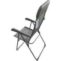 Sillón Ocean multiposiciones, aluminio y textilene, CT-107C R.VERGE, 78x60x117 cm