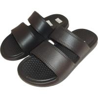 Chancleta de pala, tiras, negra, Paltir BEPPI