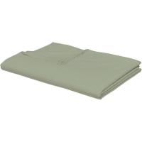 Sabana encimera Verde, 50% algodón y 50% poliéster, Diana New EROSKI, talla 135-150