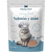 Snack líquido de salmó para gato GËNTLE CHEF, bolsa 80 g