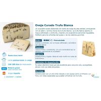Queso de oveja c/ trufa blanca RCO VEGA SOTUELAMOS, cuña aprox. 850 g