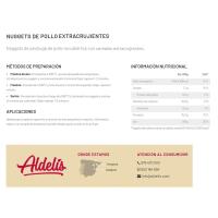 Nuggets de pollo extracrujientes ALDELÍS, al peso, compra mínima 250 g