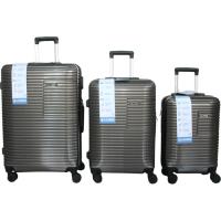 Trolley mediano topo, ABS, cierre combinación, 4 ruedas, N22 AR, 42x28x66 cm