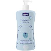 Gel&champú CHICCO NATURAL SENSATION, dosificador 500 ml
