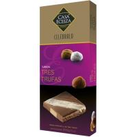 Turrón de 3 trufas CASA ECEIZA, caja 200 g