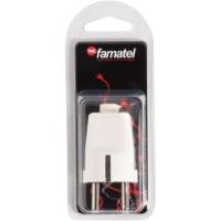 Enchufe Clavija macho shuko blanco, 16A, 1103.1 FAMATEL
