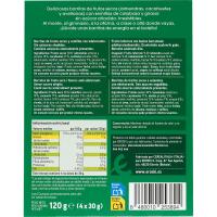 Barritas de fr. secos y semillas 0% azúcar EROSKI, caja 120 g Barritas de fr. secos y semillas 0% azúcar EROSKI, caja 120 g