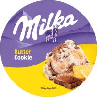 Helado butter cookie MILKA, tarrina 425 ml