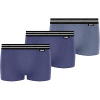 Bóxer infantil algodón elástico, azul talla 16 ECODIM, pack 3 uds