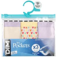 Braga infantil algodón elástico, lila talla 10 DIM, pack 3 uds Braga infantil algodón elástico, lila talla 10 DIM, pack 3 uds