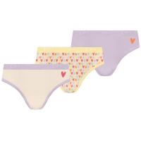 Braga infantil algodón elástico, lila talla 14 DIM, pack 3 uds