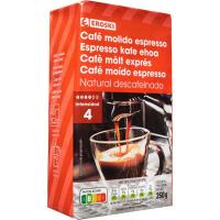 EROSKI expreso kafe eho kafeinagabea, paketea 250 g