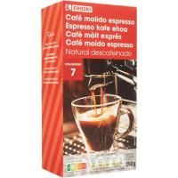 EROSKI expreso kafe eho kafeinagabea, paketea 250 g