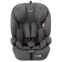 Silla de auto Grip i-Size (76 a 150 cm) gris NURSE By Jane Instalación con el cinturón del vehículo. Arnés de seguridad de 5 puntos, respaldo reclinable en 9 posiciones y colchoneta reductora.