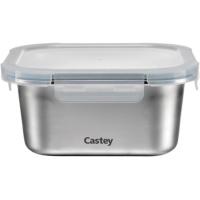 Hermético de acero cuadrado 1450 ml CASTEY, 18x18x9 cm