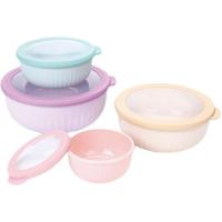 Hermético redondo soft CASTEY, set 4 uds