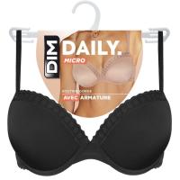 Sujetador mujer con aro microfibra, negro DIM, talla 90B Sujetador mujer con aro microfibra, negro DIM, talla 90B