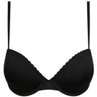 Sujetador mujer con aro microfibra, negro DIM, talla 95B