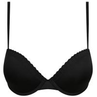 Sujetador mujer con aro microfibra, negro DIM, talla 90C