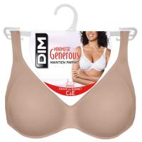 Sujetador reductor mujer con aro Generous, piel DIM, talla 95D