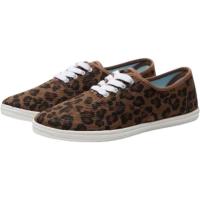 Zapatillas de lona con cordones, animal print MO SHOES Zapatillas de lona con cordones, animal print MO SHOES