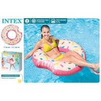 Flotador rueda Donut Rosa, edad rec:+9 años INTEX, 94x23cm Flotador rueda Donut Rosa, edad rec:+9 años INTEX, 94x23cm