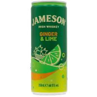 JAMESON ginger&lime, lata 25 cl