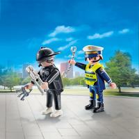 Policía y ladrón, edad rec:+4 años PLAYMOBIL