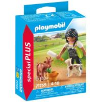PLAYMOBIL emakumea ahuntzekin, gom. adina: +4 urte