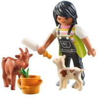 PLAYMOBIL emakumea ahuntzekin, gom. adina: +4 urte