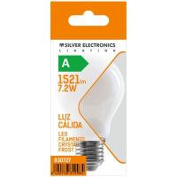 Bombila led E27, 7,2W, 3000K luz cálida, 830727 SILVER ELECTRONICS