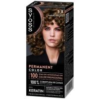 Tinte 5-8 castaño avellana SYOSS PERMANENT, caja 1 ud