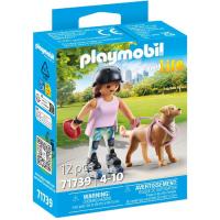 PLAYMOBIL patinatzailea Retrieverrarekin, gom. adina: +4 urte PLAYMOBIL patinatzailea Retrieverrarekin, gom. adina: +4 urte