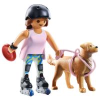 PLAYMOBIL patinatzailea Retrieverrarekin, gom. adina: +4 urte PLAYMOBIL patinatzailea Retrieverrarekin, gom. adina: +4 urte
