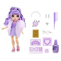 Muñeca Rainbow Crystal Violet, edad rec:+4 años RAINBOW HIGH