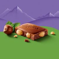 Chocolate con avellanas MILKA, tableta 250 g