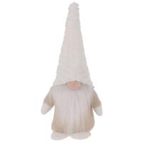 Gnomo Navideño con gorro alto, crema, 22 cm, surtido ¿Cuál te llegará?, 1 ud