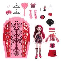 MONSTER HIGH Draculaura Skulltimate lorategi misteriotsua armairuarekin, gom. adina: +4 urte