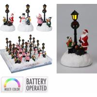 Farol Navideño con luz led, 9x12 cm, surtido ¿Cuál te llegará?, 1 ud