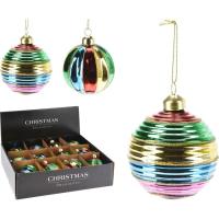 Bola Navideña de Ø8 cm Multicolor, surtido ¿Cuál te llegará?, 1 ud