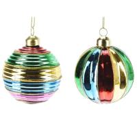 Bola Navideña de Ø8 cm Multicolor, surtido ¿Cuál te llegará?, 1 ud