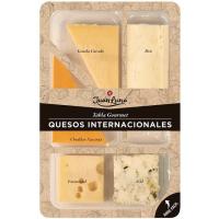 Tabla quesos internacionales JUAN LUNA, bandeja 150 g Tabla quesos internacionales JUAN LUNA, bandeja 150 g