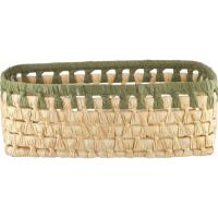 Arto lastozko saski ertaina berdez apaindua, M KASA neurria, 23x12x35 cm Arto lastozko saski ertaina berdez apaindua, M KASA neurria, 23x12x35 cm