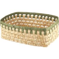 Arto lastozko saski ertaina berdez apaindua, M KASA neurria, 23x12x35 cm Arto lastozko saski ertaina berdez apaindua, M KASA neurria, 23x12x35 cm