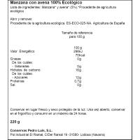 Tarrito de manzana y avena NATUBE, tarro 250 g Tarrito de manzana y avena NATUBE, tarro 250 g